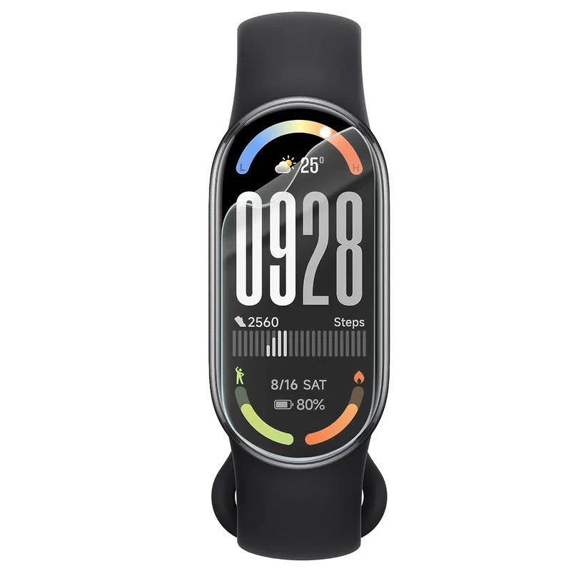 Hydrogel Folie für den Bildschirm für Xiaomi Smart Band 10, Bizon Watch Film Hydrogel Duo, 2 Stück