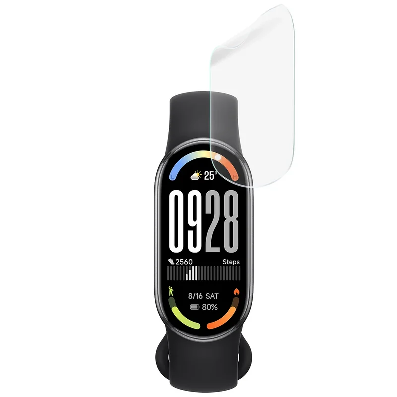 Hydrogel Folie für den Bildschirm für Xiaomi Smart Band 10, Bizon Watch Film Hydrogel Duo, 2 Stück