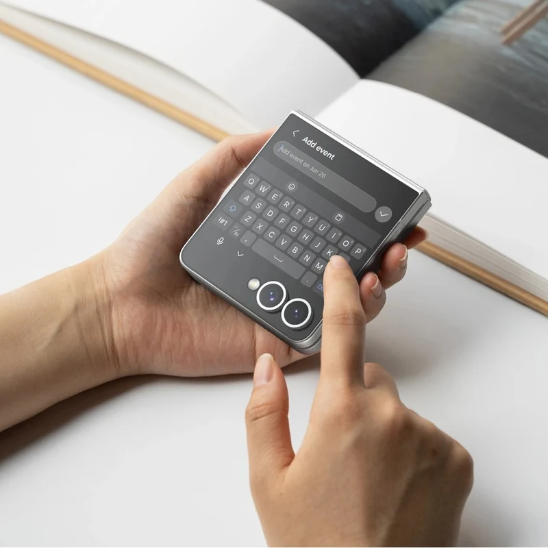 Gehärtetes Bildschirmglas mit Applikator für Galaxy Z Flip7, Ringke Cover Display Pro, Transparent, 2 Stück
