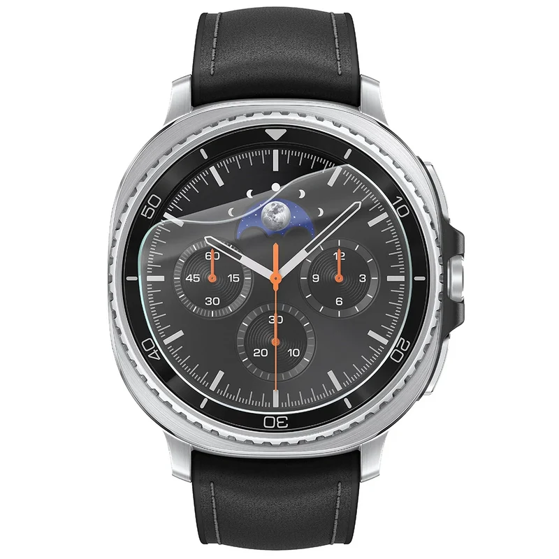 Hydrogel Folie für den Bildschirm für Galaxy Watch 8 Classic 46 mm, Bizon Watch Film Hydrogel Duo, 2 Stück