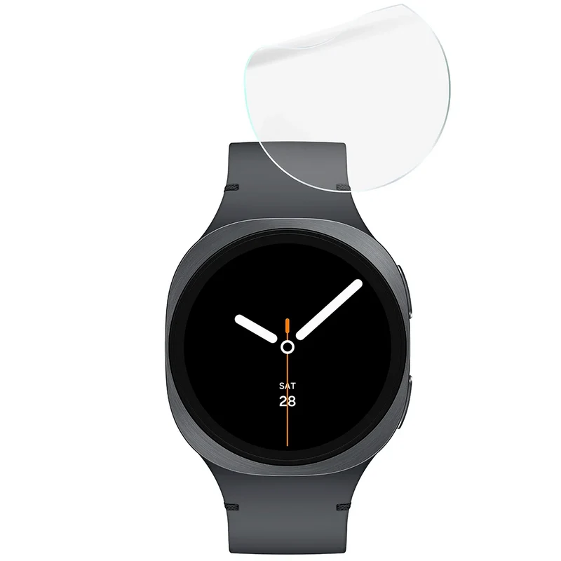 Hydrogel Folie für den Bildschirm für Galaxy Watch 9 / 8 44 mm, Bizon Watch Film Hydrogel Duo, 2 Stück