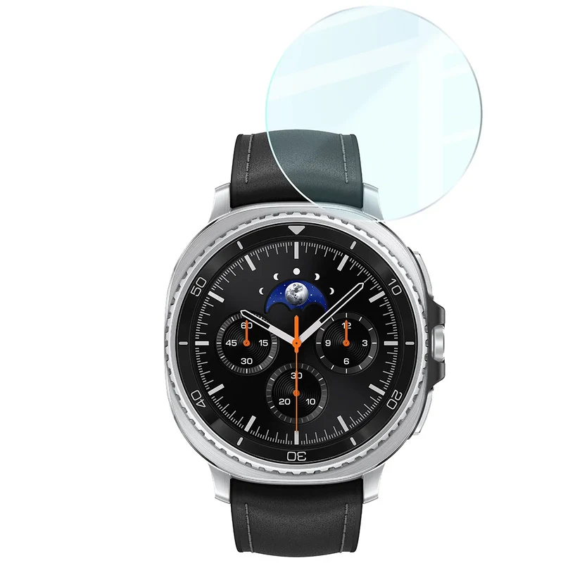 Gehärtetes Glas für Galaxy Watch 8 Classic 46 mm, Bizon Glass Watch Clear, Transparent