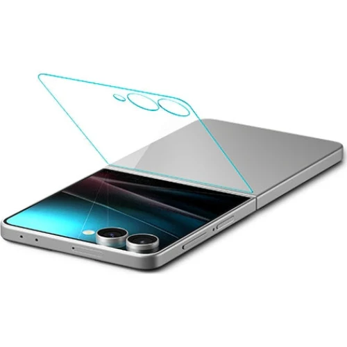Glas für die Handyhülle für Galaxy Z Flip8 / Flip7, Spigen Glas.tR EZ Fit, Transparent