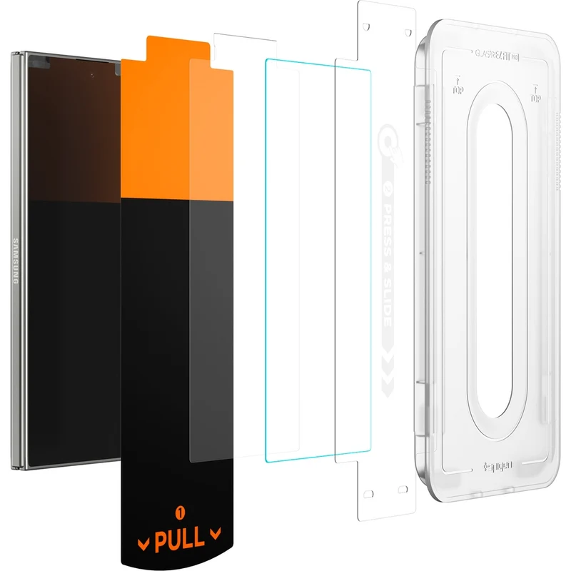 Glas für die Handyhülle für Galaxy Z Fold8 Ultra / Fold7, Spigen Glas.tR EZ Fit