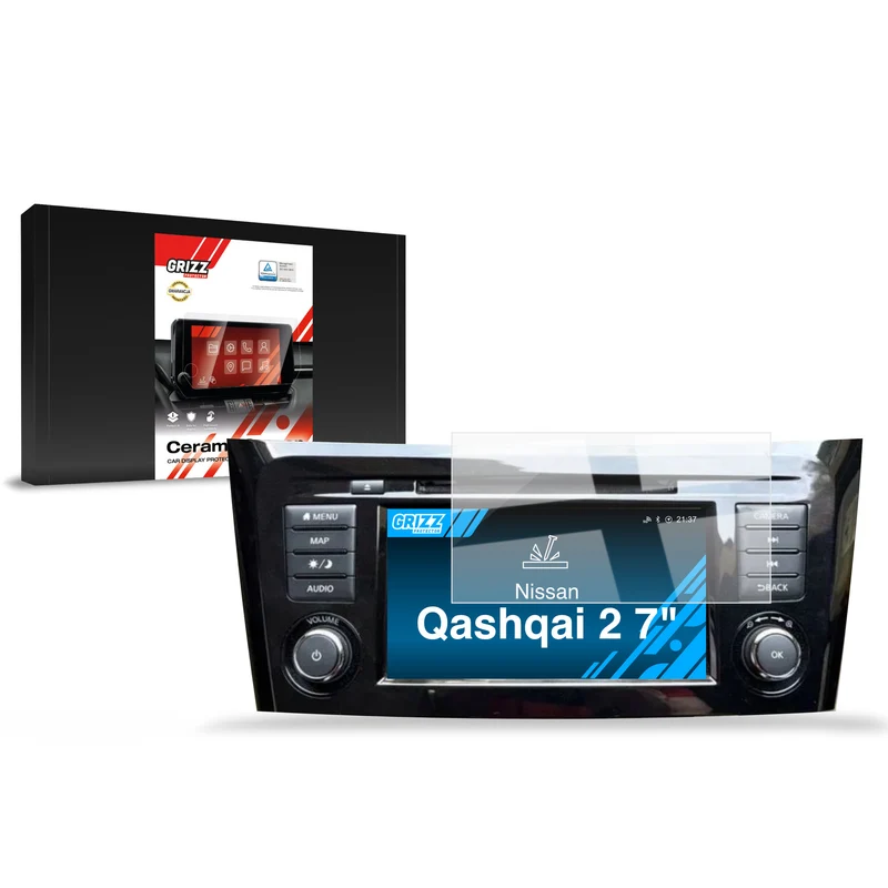 Keramische Autodisplayfolie für Nissan Qashqai 2 (2013-2021), Grizz Protector