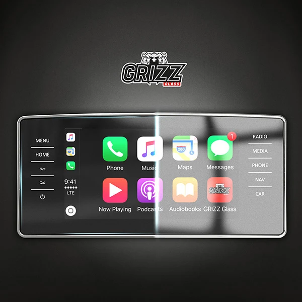 Matte Autodisplayfolie 2in1 für BMW 5 G60 (2025-2026), Grizz Protector