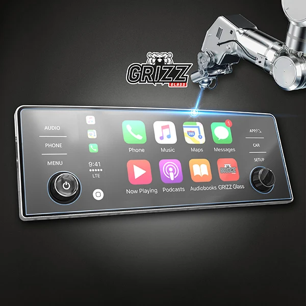 Matte Autodisplayfolie für Android Radio, Grizz Protector