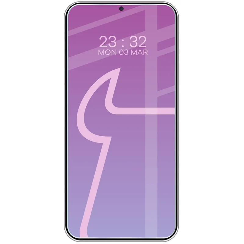 Flexibles Hybridglas für Galaxy S25 Plus, Bizon Hybrid Mule