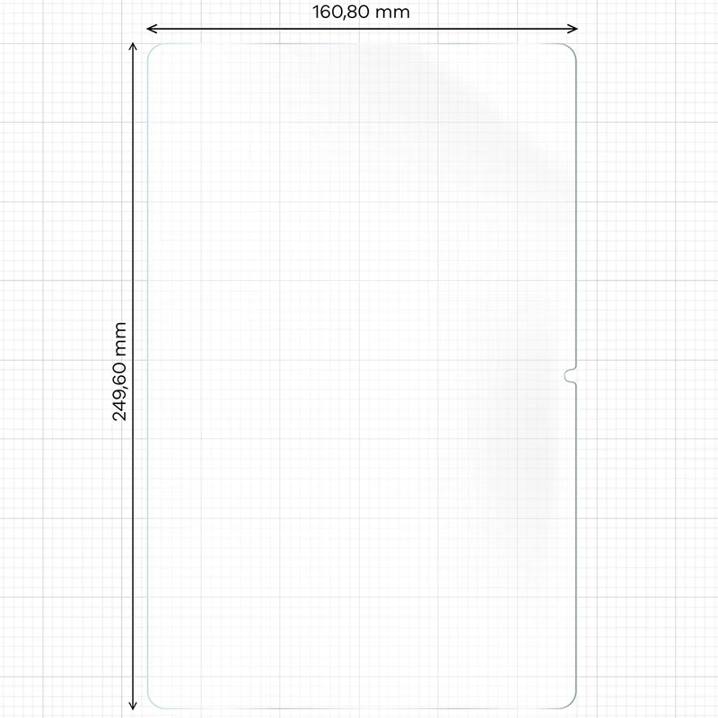 Papierimitationsfolie für Xiaomi Redmi Pad 2, Bizon Film Tab Papirus Duo, 2 Stück